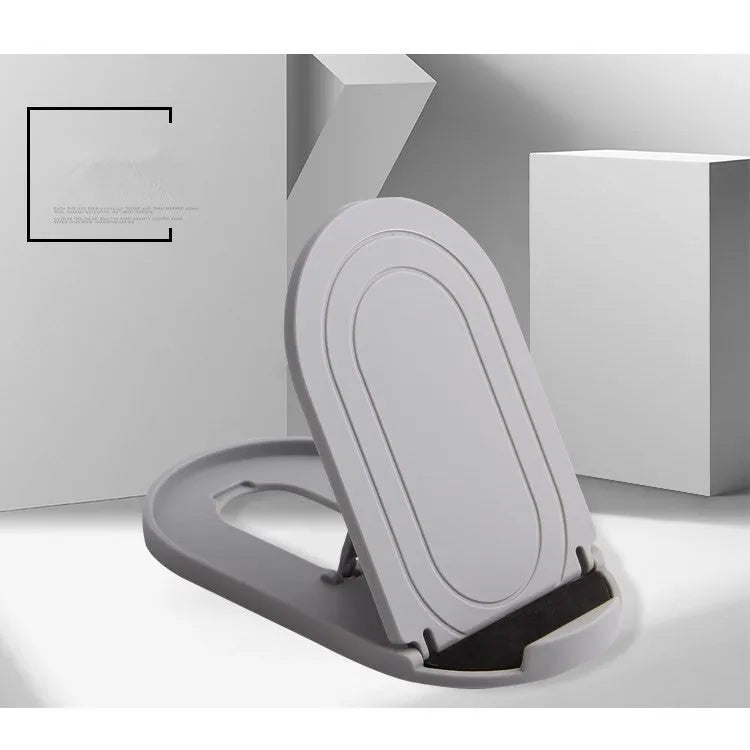 Plastic mobile phone stand in six colours showing 360-degree rotation feature
