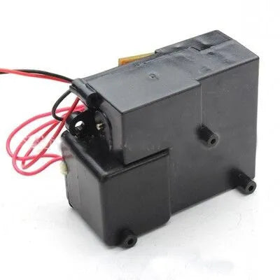 Black ABS plastic RC tank smoke box accessory for military model vehicles