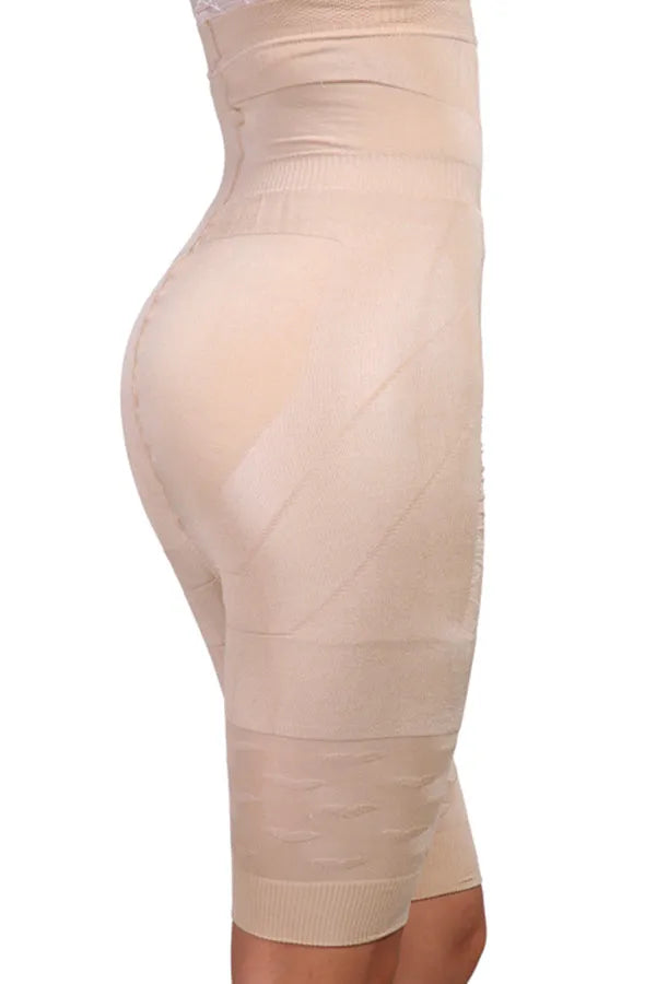 Women's seamless high waist shapewear shorts in black and nude colours