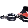 Aluminium Lens Flipper holder for Canon Nikon Sony cameras with a cotton shoulder strap