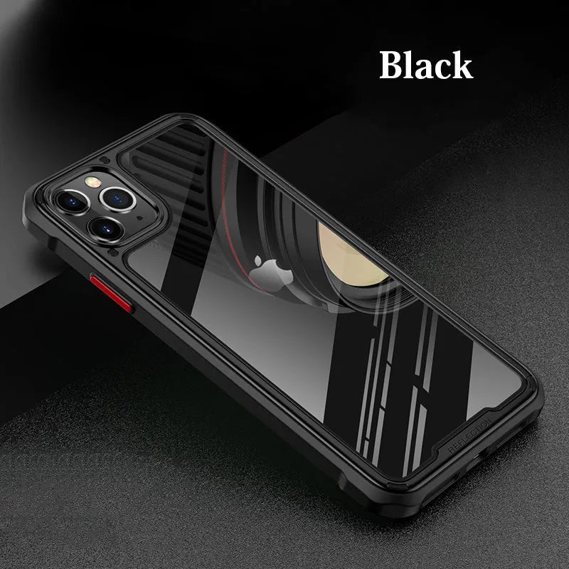 Clear transparent silicone case for iPhone 11, 11 Pro, and 11 Pro Max in multiple colours