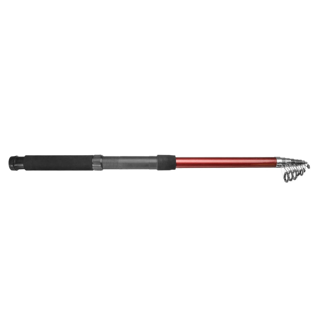 White LED fishing rod light with telescopic pole and remote controller for outdoor use