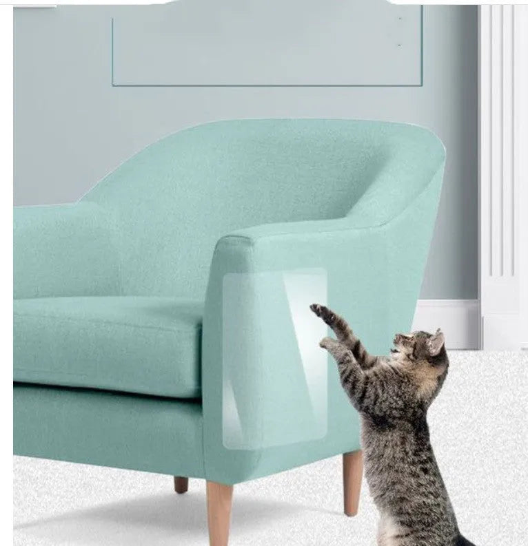 Transparent bucket cat scratch stickers PVC protective film 15x100cm and 30x100cm sizes