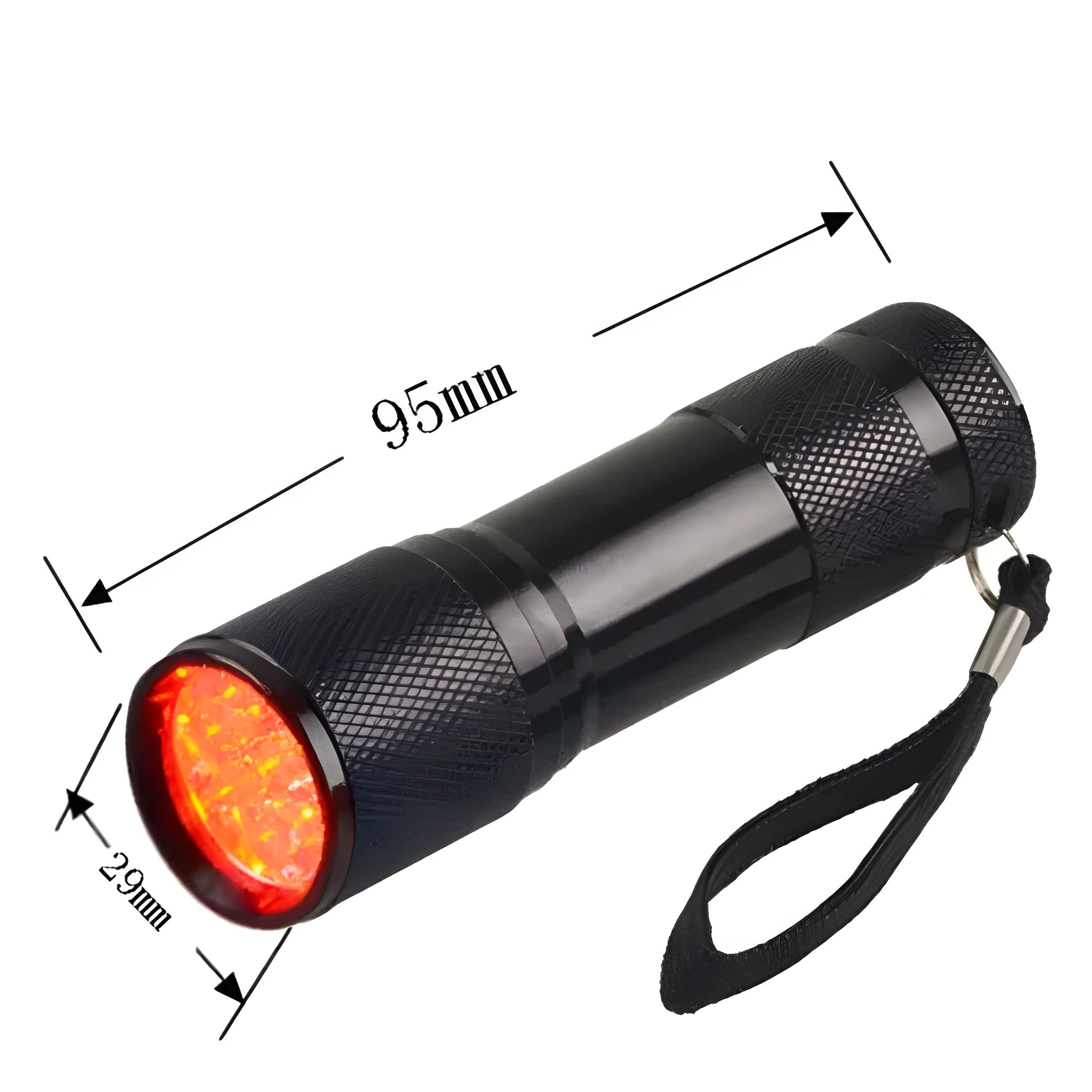 Black aluminium alloy Smart Vein Locator medical device for illuminating veins on skin.