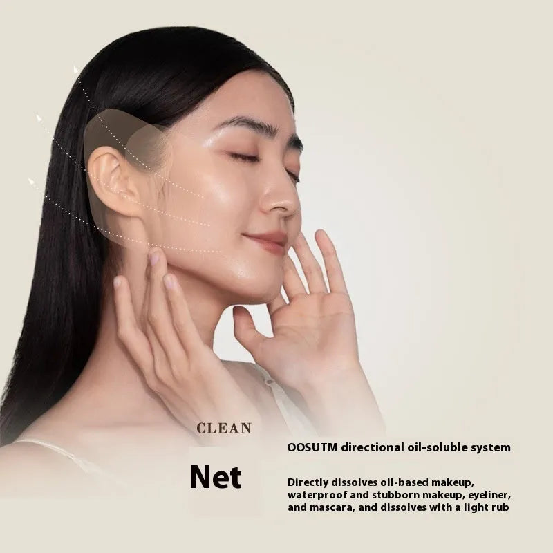 Two tubes of plant extract cleansing cream for facial, eye and lip makeup removal