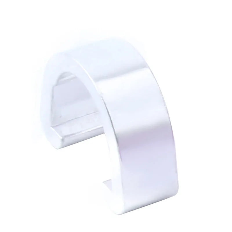 Aluminium alloy C-shaped buckle in multiple colours, dimensions 10.2mm by 13mm by 5mm.