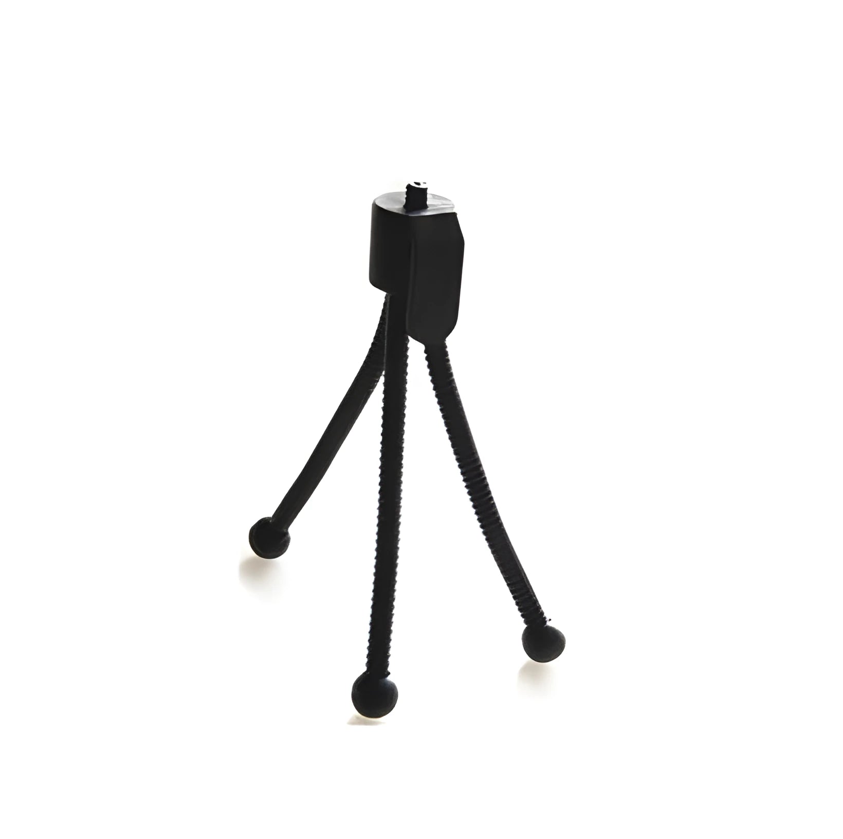 Small iron frame mini tripod with telescopic legs and ball head for iPhone and camera support