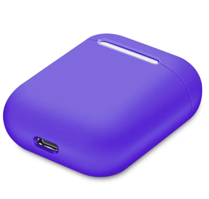 Silicone protective case for Apple AirPods charging box in split design with multiple colour options