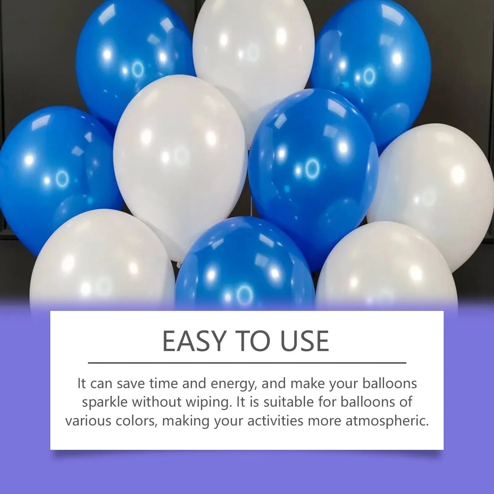 100 ml aerosol can of balloon shiny spray for adding lustre to party decorations