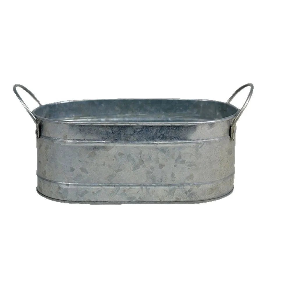 Iron sheet succulent flowerpot for desktop display with corrosion-resistant finish