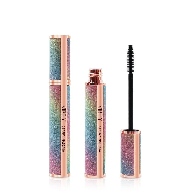 Black waterproof mascara for long thick curled lashes in standard packaging