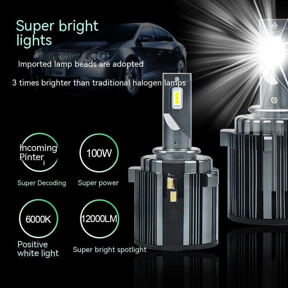 Volkswagen Golf 7 compatible LED low beam headlight bulb with aviation aluminium housing.