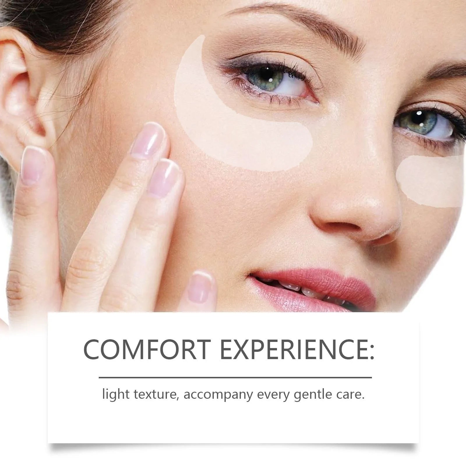 Elastic eye care microneedle patches for wrinkle reduction with transparent hydrogel construction