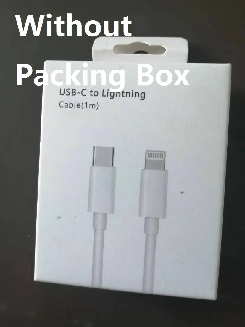 White 20W USB-C PD fast charger with UK plug and a coiled charging cable.