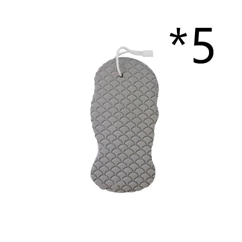 3D fish scale pattern bath sponge in white, grey, pink or light blue