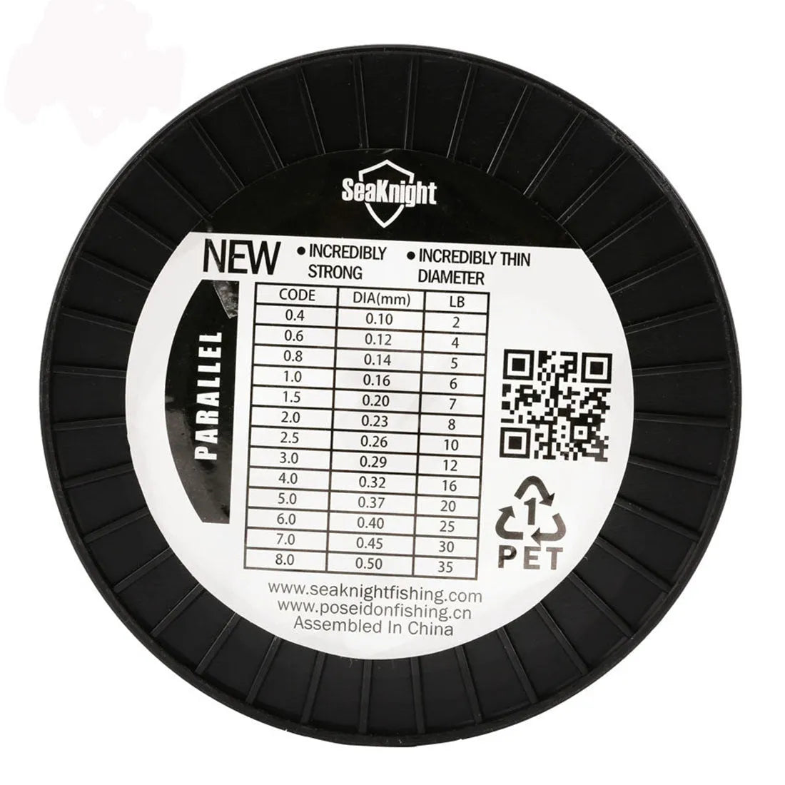 Seaknight 1000 M nylon monofilament fishing line spool in choice of colours and diameters