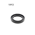 Suzuki AG100 motorcycle oil seal kit with 6 rubber seals on a carbon steel frame, 45mm diameter.