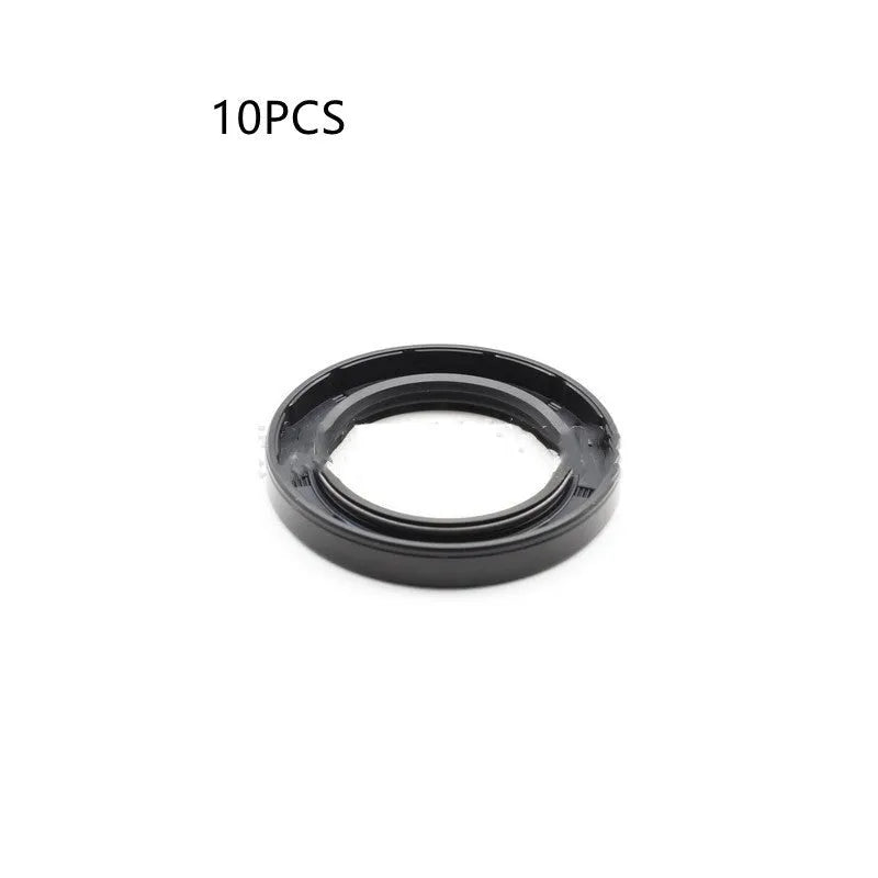 Suzuki AG100 motorcycle oil seal kit with 6 rubber seals on a carbon steel frame, 45mm diameter.