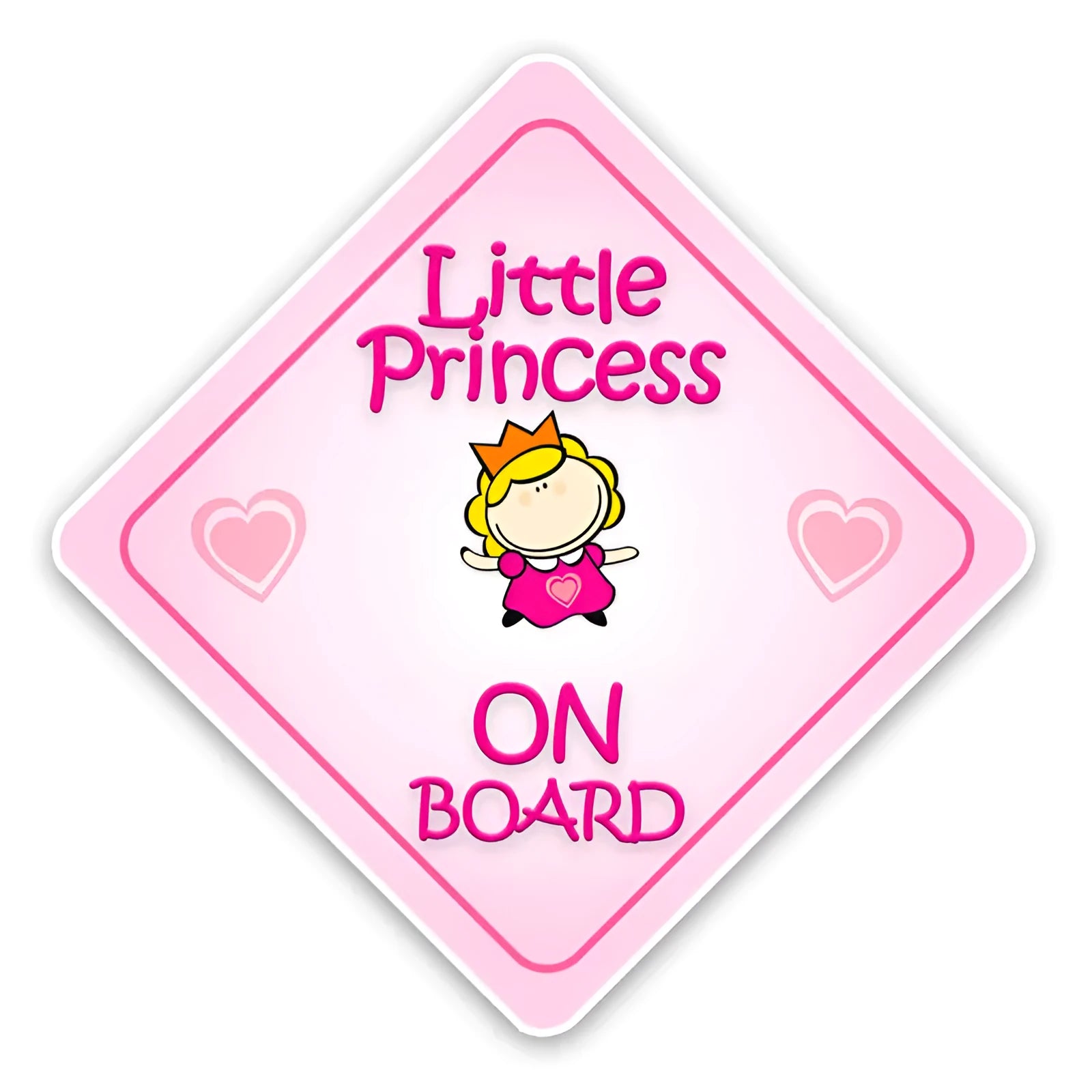 Baby on board reflective car stickers with multiple baby character designs on PET reflective material