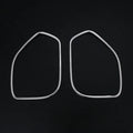 Silver stainless steel audio frame trim for Toyota Roox 40 Series interior doors