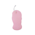 3D fish scale pattern bath sponge in white, grey, pink or light blue