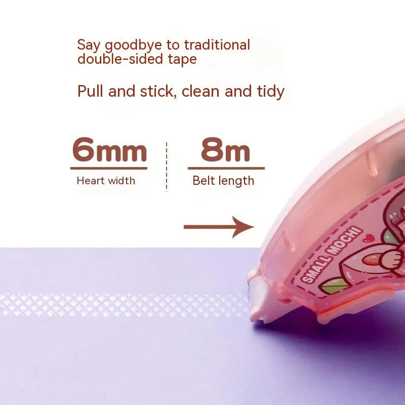 Dotting glue in plastic container with juice colour options for craft and stationery use