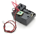 Black ABS plastic RC tank smoke box accessory for military model vehicles