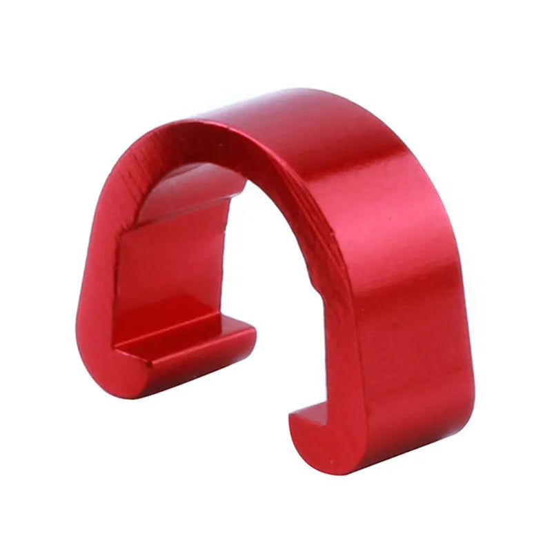 Aluminium alloy C-shaped buckle in multiple colours, dimensions 10.2mm by 13mm by 5mm.