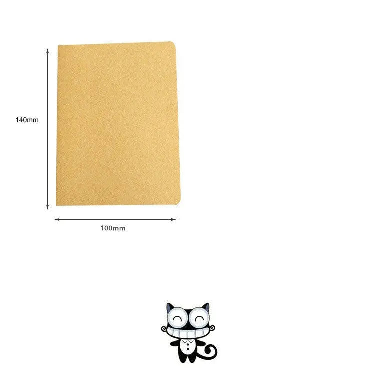Retro plain graffiti book with blank pages, shown with a black paper cover.