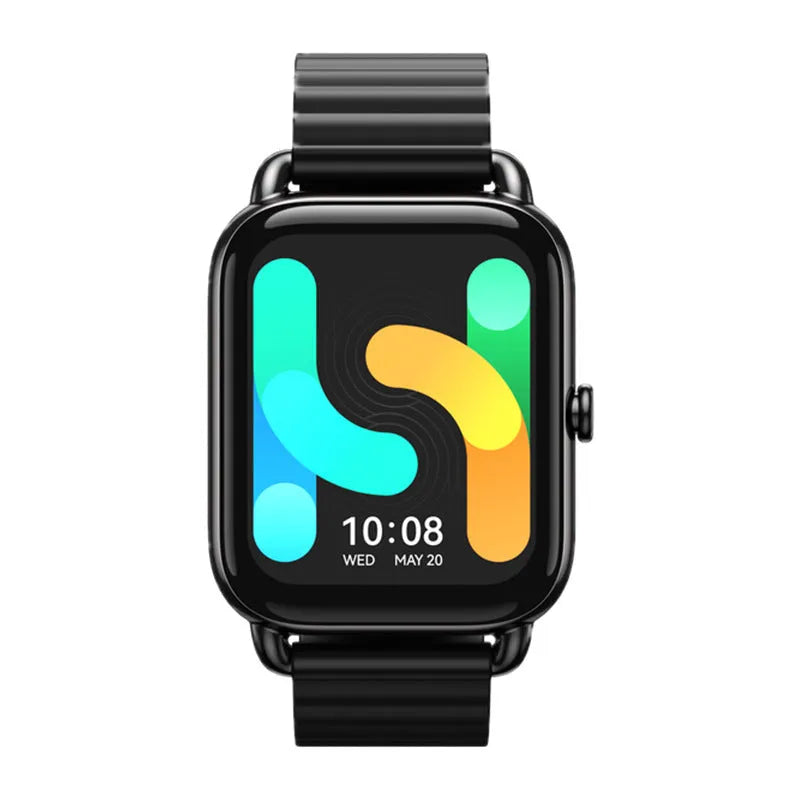S4PLUS LS11 smart sports watch with AMOLED display shown in black, champagne, or silver.