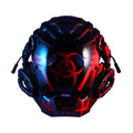Black full face cyberpunk prop helmet mask for costume parties