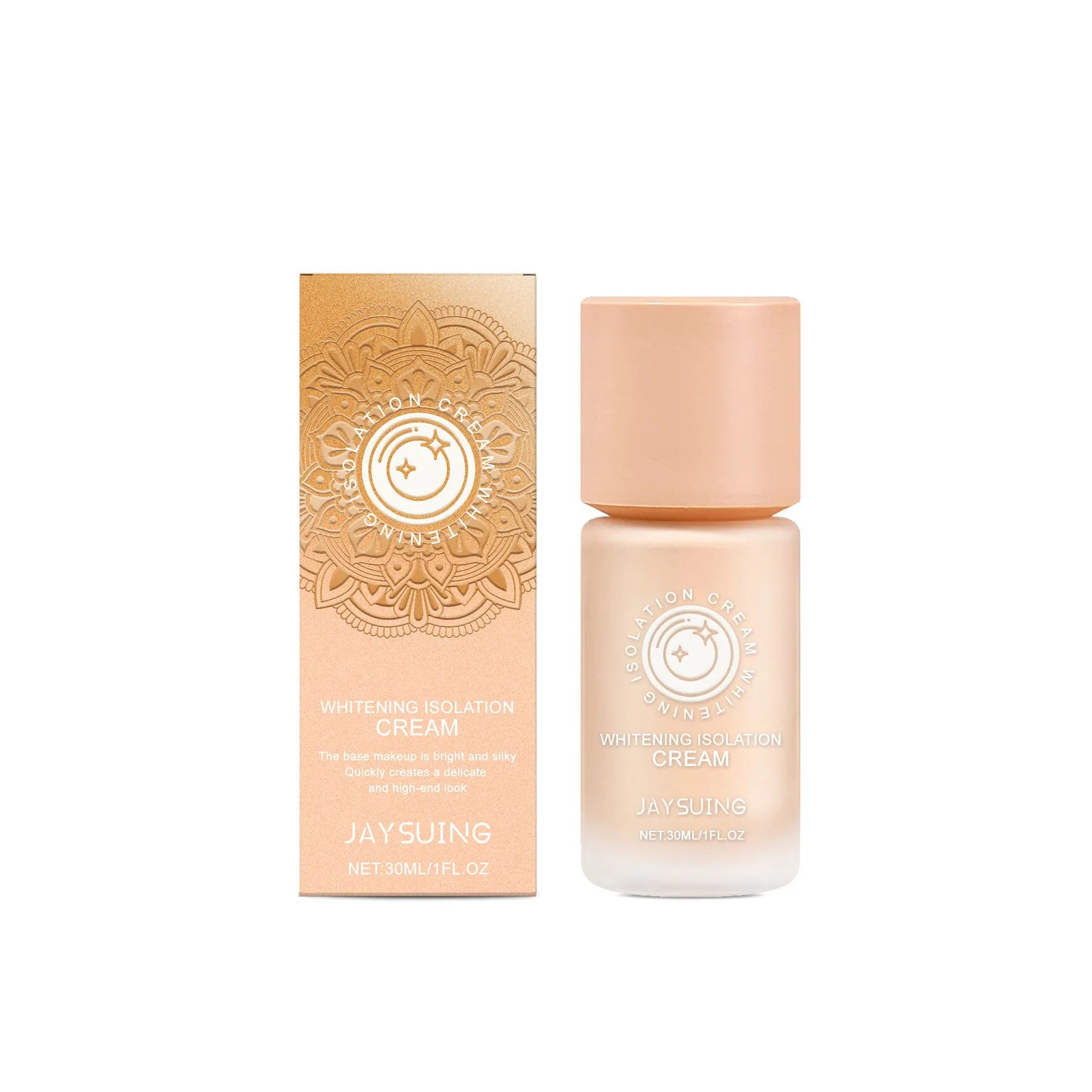 Clear and moisturising cream skin make-up primer in a 30ml bottle