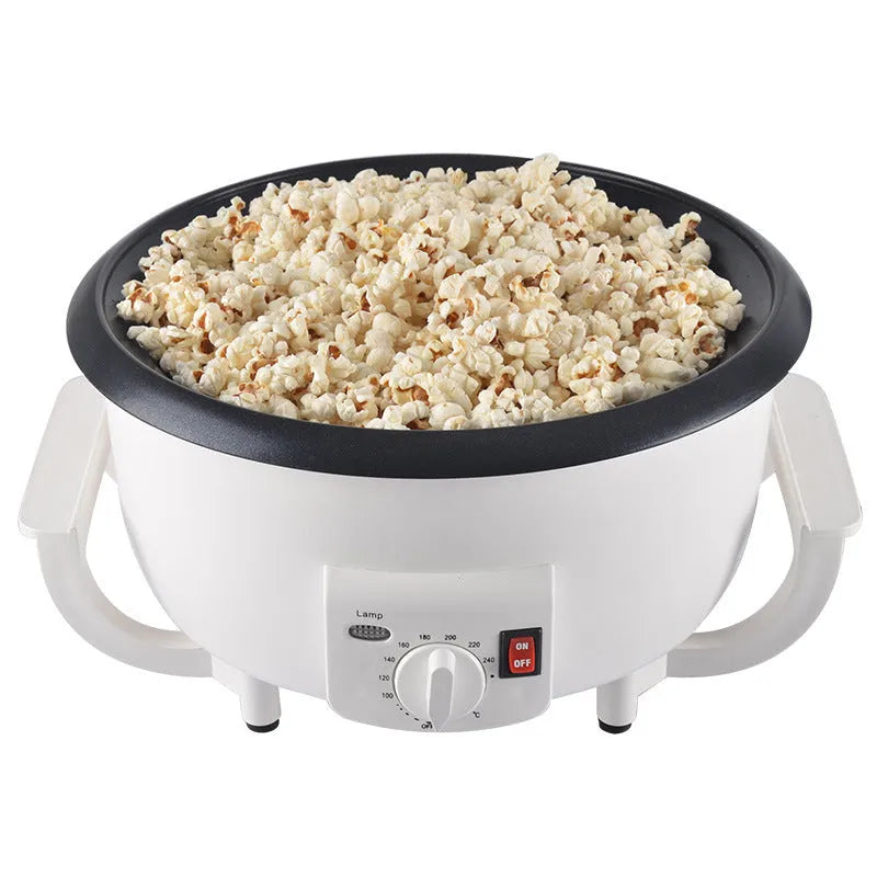 White coffee bean roasting machine with 750g capacity and 1200W power rating