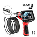 8.5mm dual-lens endoscope camera with hard wire and snake pipeline options for inspection work