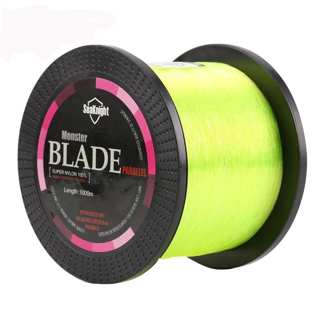 Seaknight 1000 M nylon monofilament fishing line spool in choice of colours and diameters