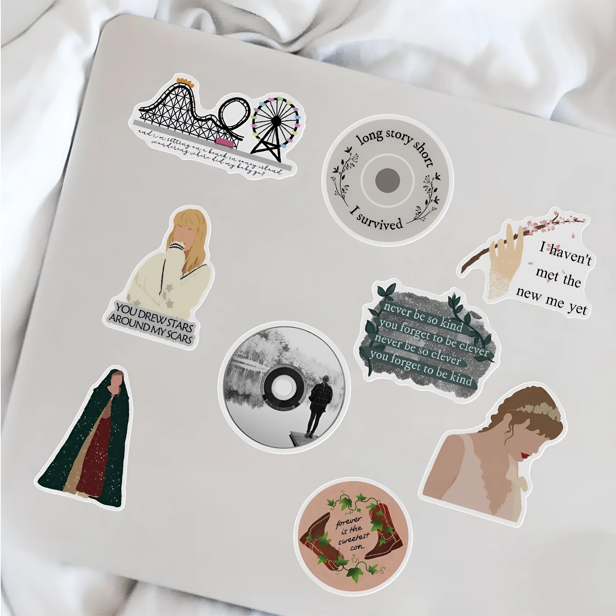 Set of 50 waterproof graffiti cartoon stickers for luggage and notebooks