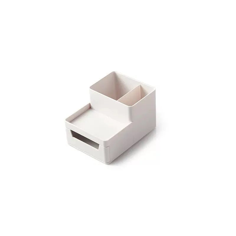 White PP plastic A4 paper document case storage box with drawer style and multiple size options