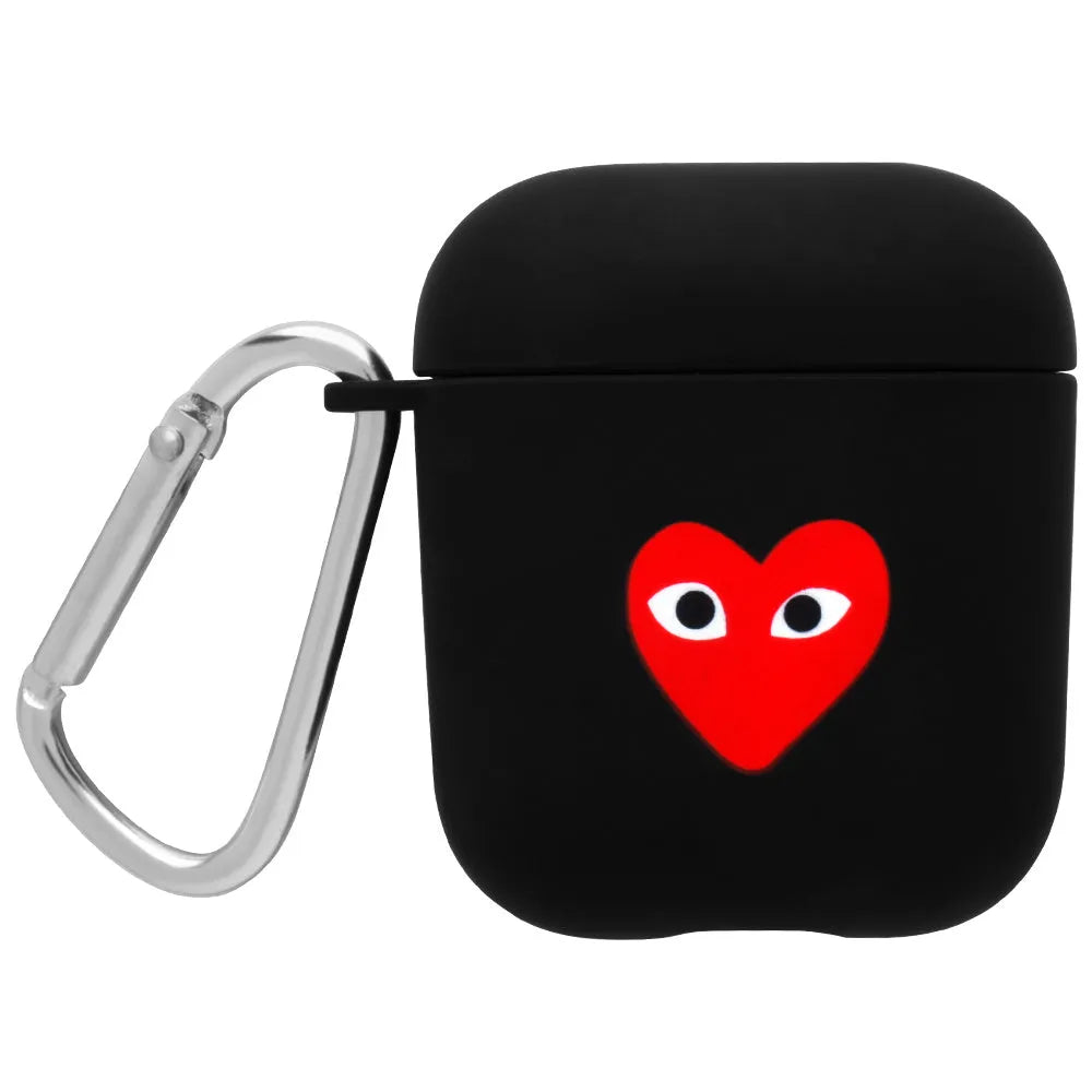Apple-compatible AirPods earphone covers in PC material with decorative back styles