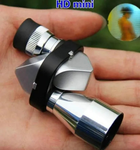 Compact aluminum alloy pocket monocular telescope with 8x20mm specification and enhanced blue film coating