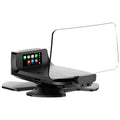 Black ABS car HUD unit projecting digital speed display onto a windscreen