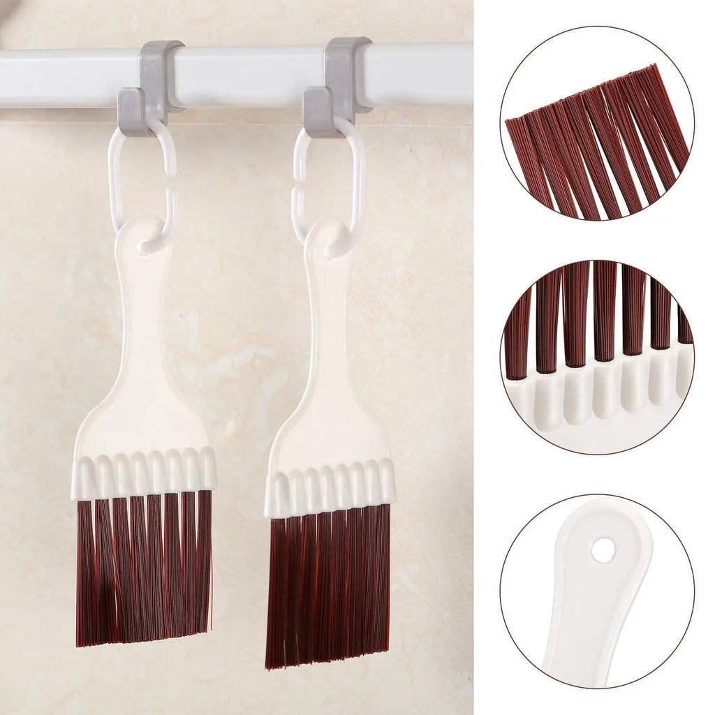 Stainless steel air conditioning fin cleaning brush with metal comb accessory for condenser maintenance