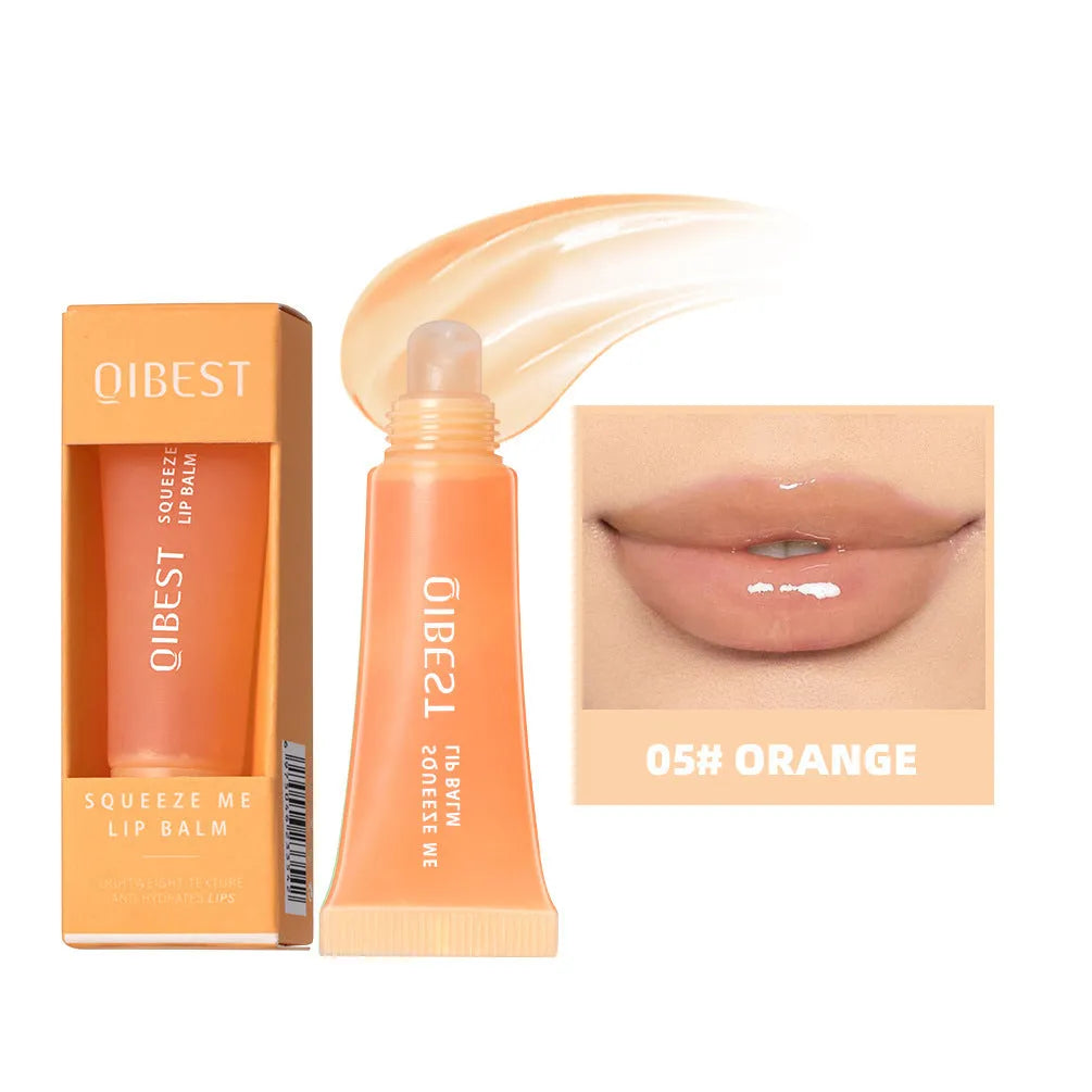 Water coagulation lip balm in standard lipstick format for universal moisturising and anti-chapping care