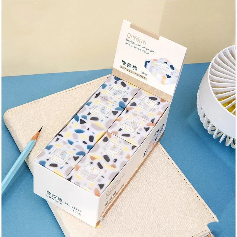 Brick-shaped Super Clean Traceless Eraser for students and office use