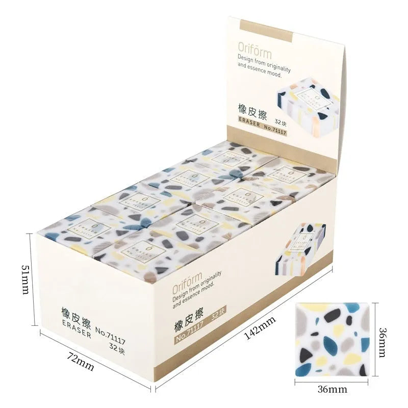 Brick-shaped Super Clean Traceless Eraser for students and office use