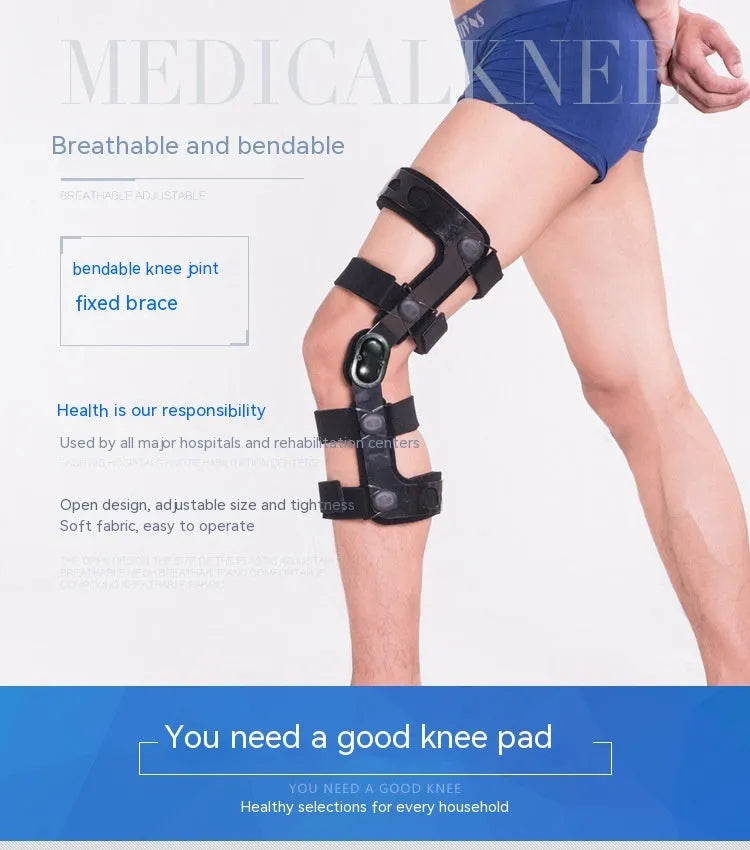 Black anterior ligament knee support sleeve shown in multiple sizes for left and right legs.