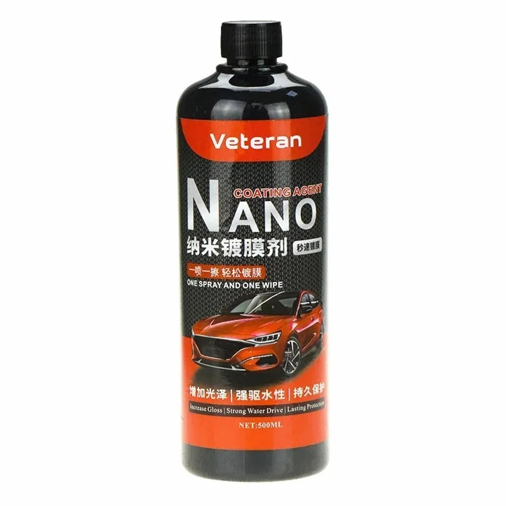 Automotive coating agent spray bottle in 250ml or 500ml size for vehicle polishing and protection