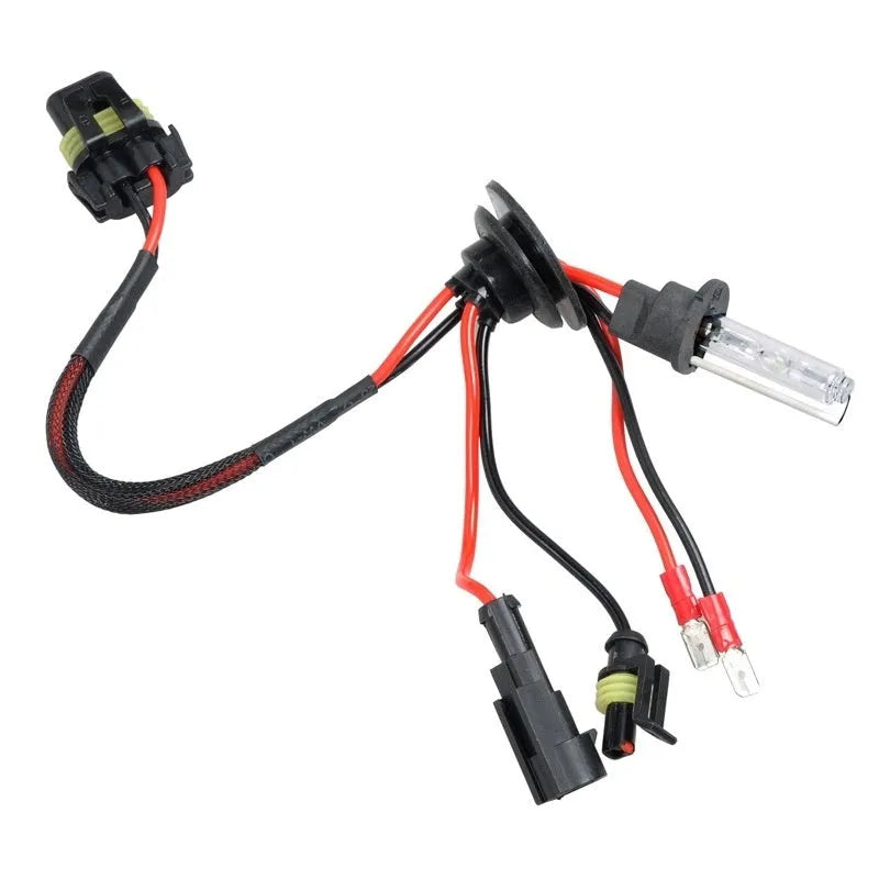 Automotive HID xenon conversion bulb kit for H1 H7 9005 specifications in 4300K 6000K 8000K colour temperatures