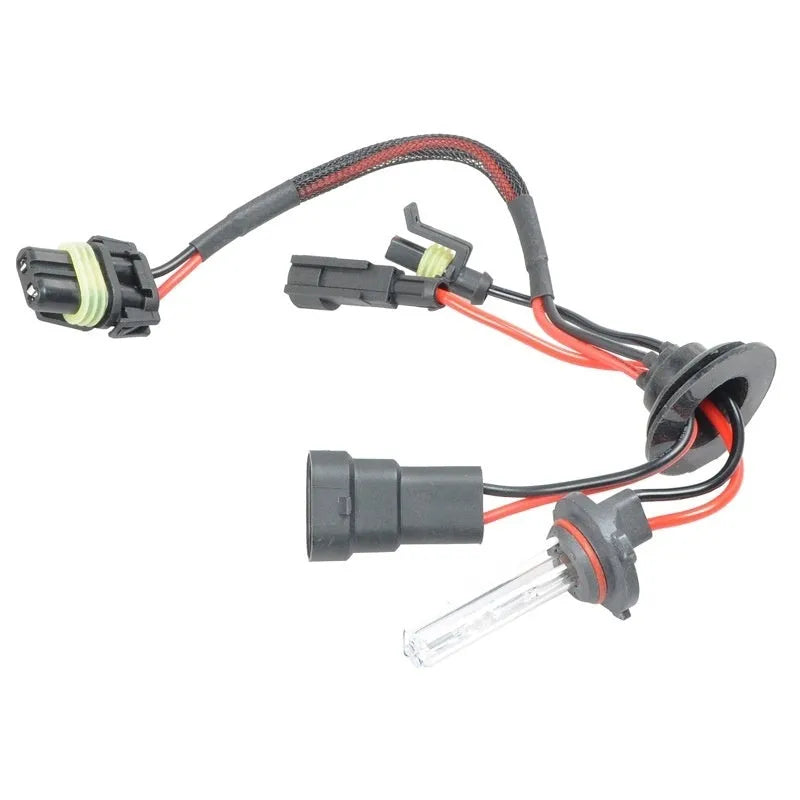 Automotive HID xenon conversion bulb kit for H1 H7 9005 specifications in 4300K 6000K 8000K colour temperatures