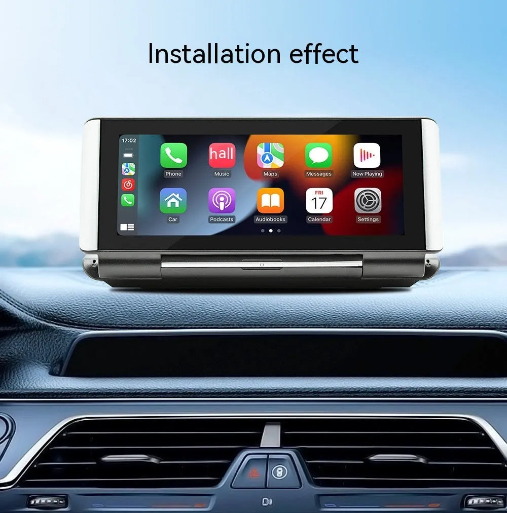 6.86-inch wireless Carplay vehicle MP5 player with cables for installation