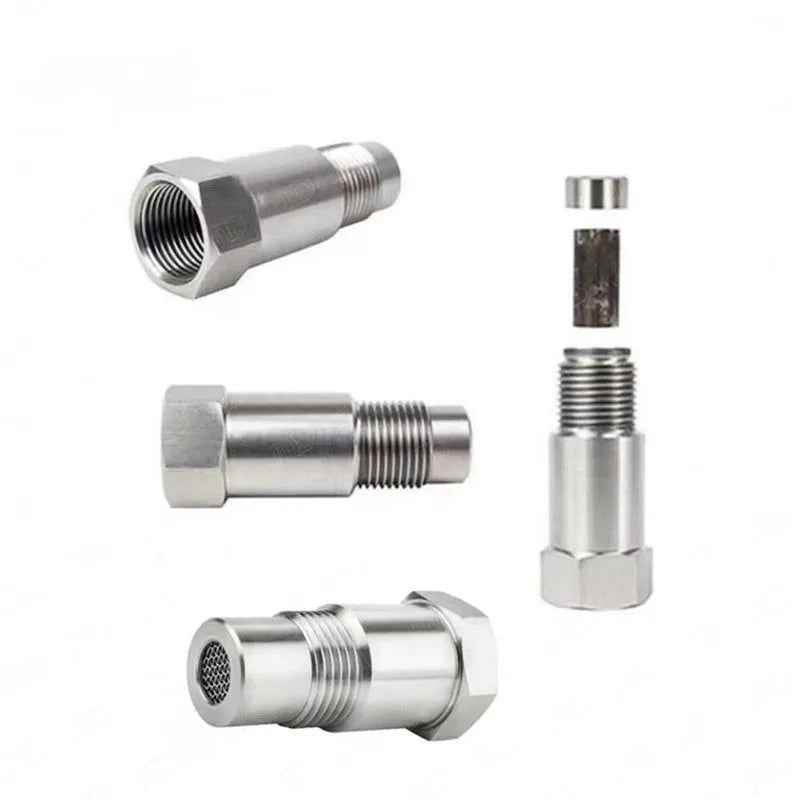 304 stainless steel oxygen sensor adapter connector for three-way catalyst systems